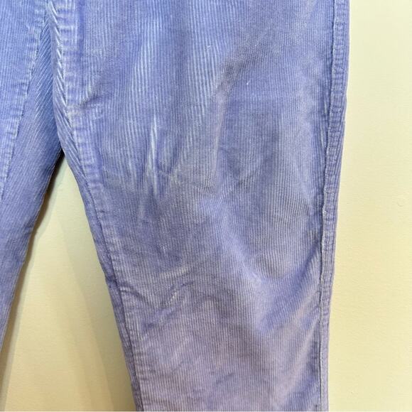 Vintage 90s Bill Blass Purple Lavender Corduroy Pants High Rise Straight Leg 8P - Picture 7 of 7